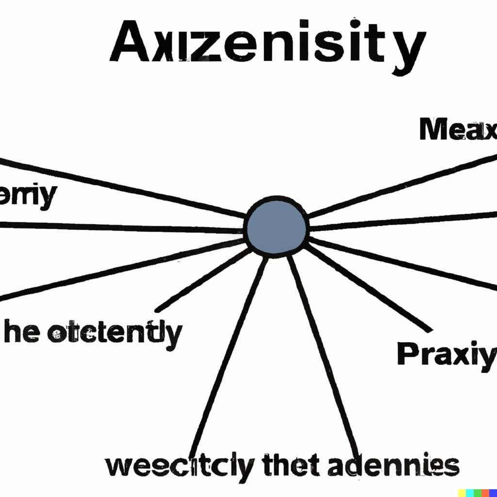 a representation of anxiety, scientific diagram